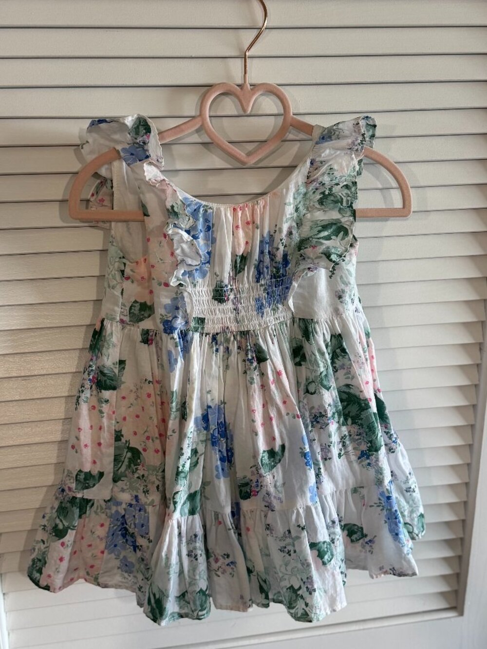 JANIE and JACK floral dress size 6 to 12 months